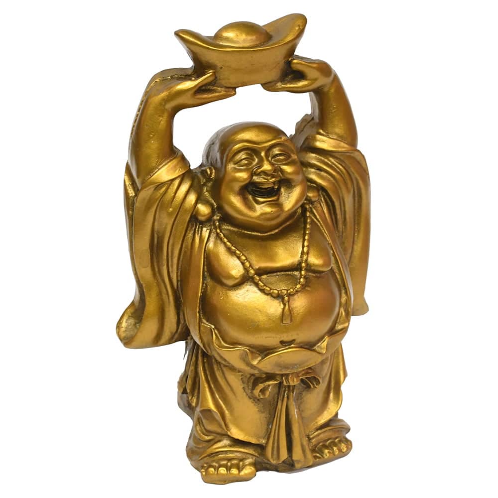 Buddha Cel Vesel Auriu Cu Pepita
