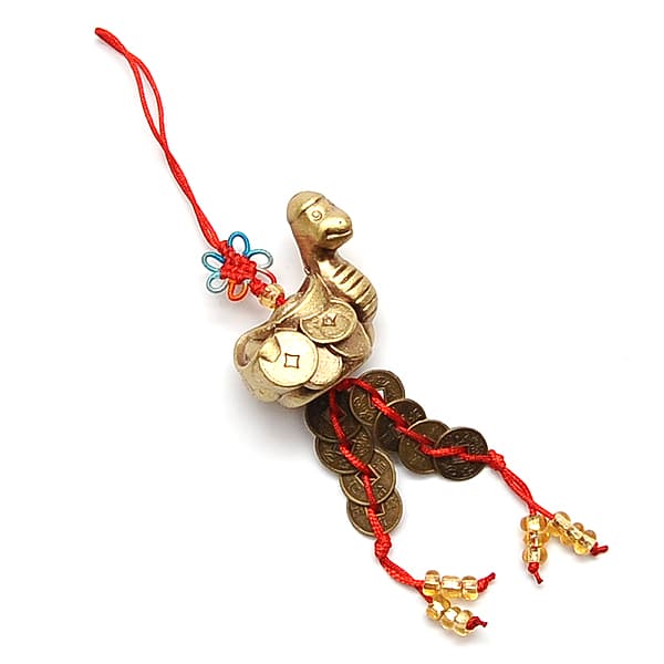 Canaf cu sarpe auriu si monede, Remediu Feng Shiu pentru prosperitate si bunastare.