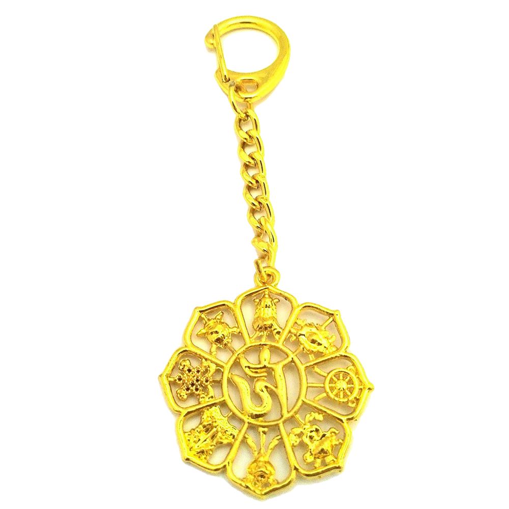 Amuleta Cu Cele 8 Simboluri Tibetane