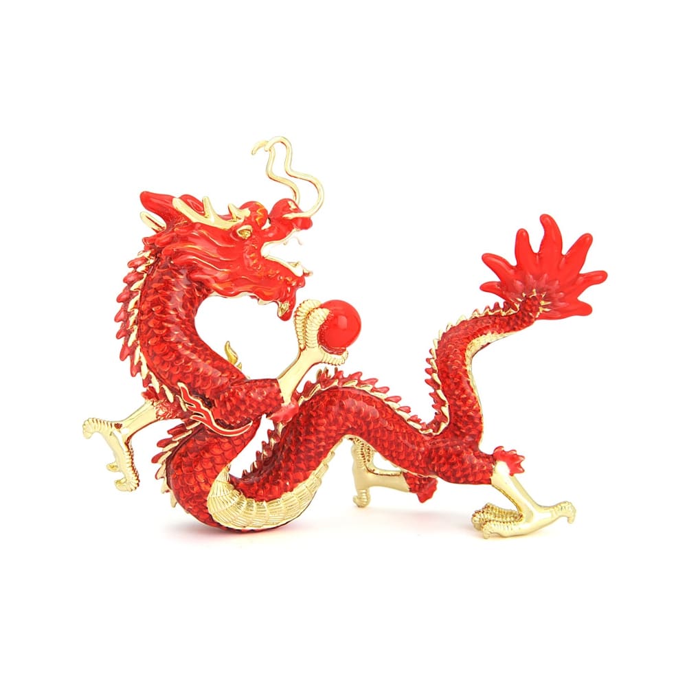 Amuleta Cu Dragon Rosu Cu Bila De Foc, Impotriva Conflictelor