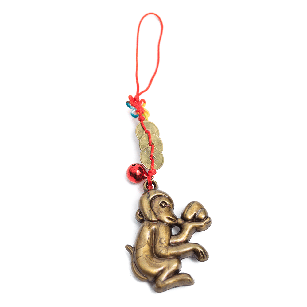 Amuleta De Protectie Cu Maimuta Cu Piersica