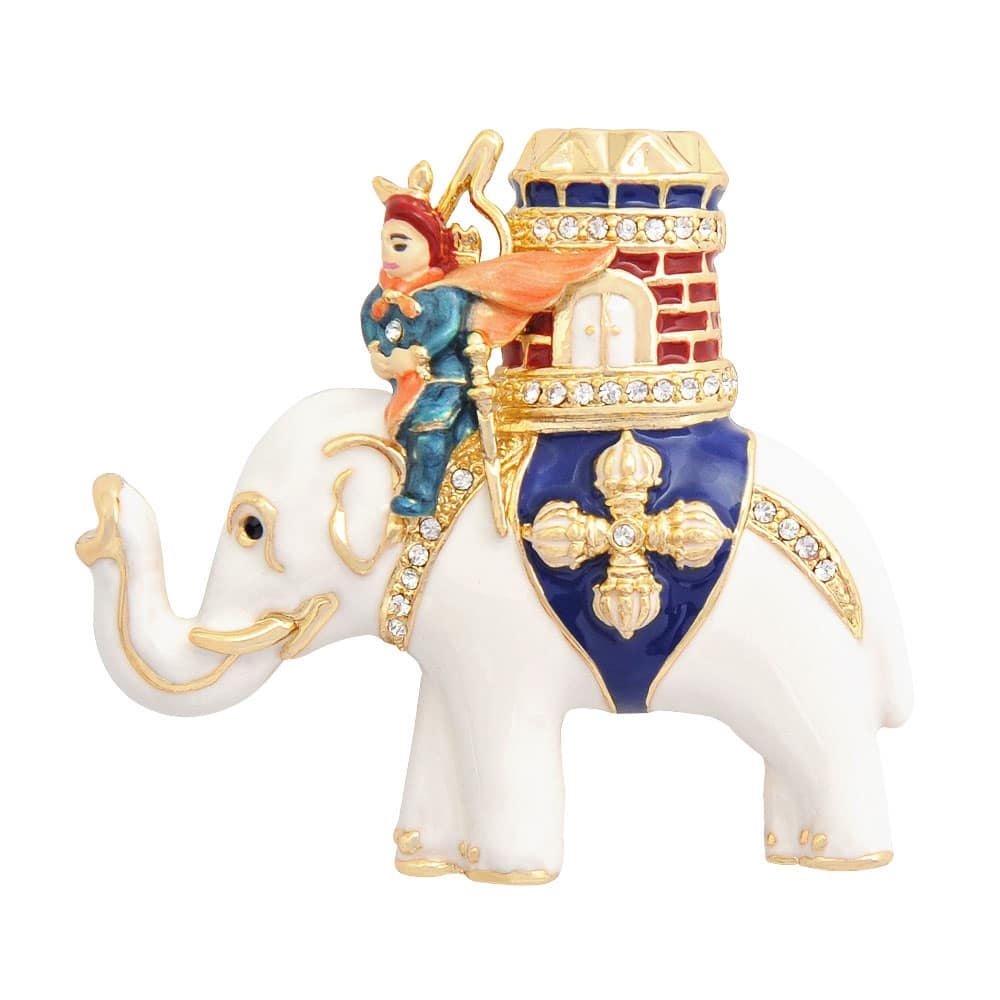 Amuleta Cu Elefantul Victoriei Cu Butoias In Spate (amuleta Calaretului Invingator)