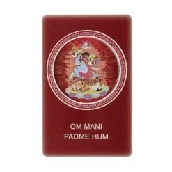 Card cu amuleta pentru protejarea familiei - Dorje Drolo - Guru Rinpoche - Scorpion si om mani padme hum-0