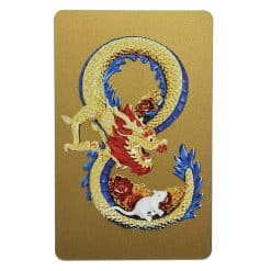 Card feng shui cu Dragon si Sobolan, Mangusta in forma de cifra 8 si nodul mistic