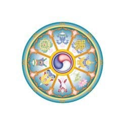 abtibild cu cele 8 simboluri tibetane v2 mic