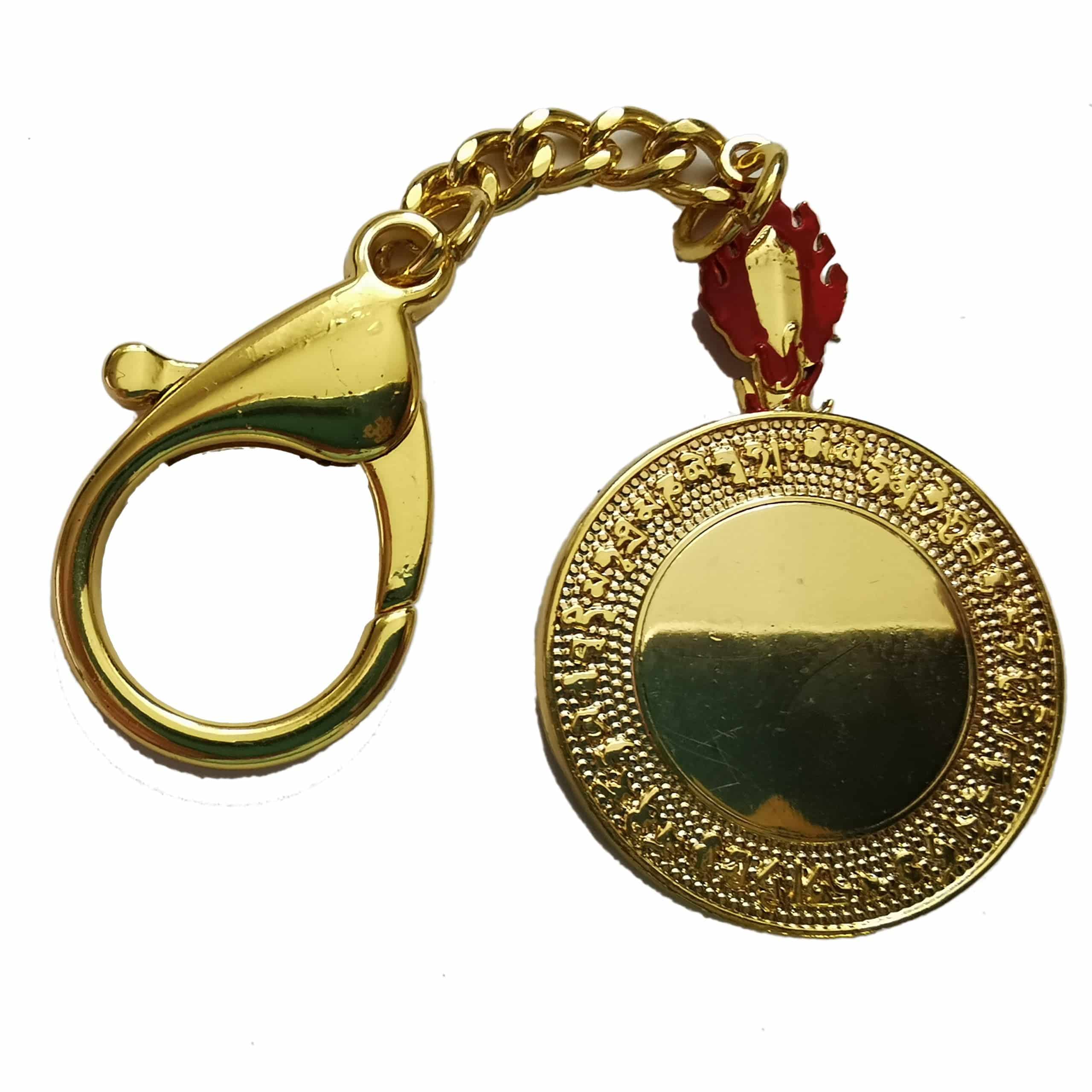 Amuleta cu roata dharmei (dharmachakra, roata legii)