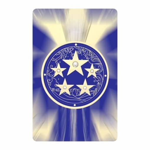 8459 Card de protectie cu amuleta anuala a celor 5 stele 2023 fata