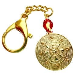 Amuleta cu Roata Dharmei (Dharmachakra, roata legii) (1)