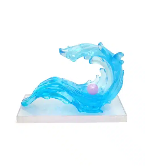 Statueta cu Valul de apa si perla violet 2024