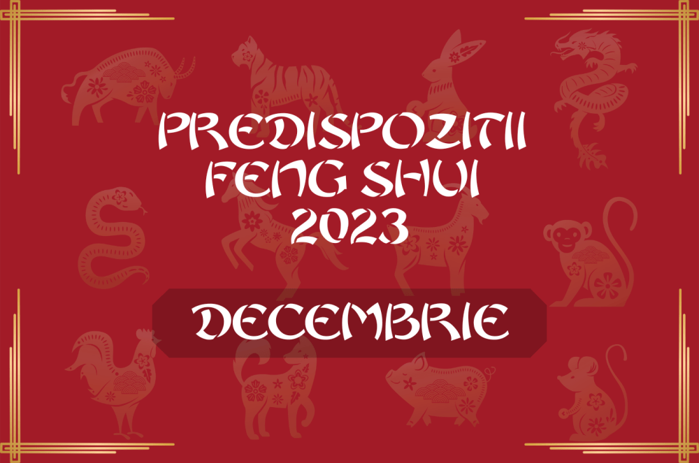 zodiac chinezesc 2023 - predispozitii feng shui luna decembrie 2023