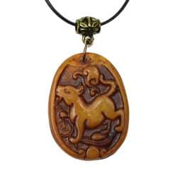 Amuleta medalion cu zodia caine