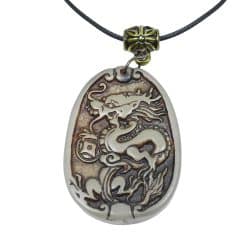 Amuleta medalion cu zodia dragon