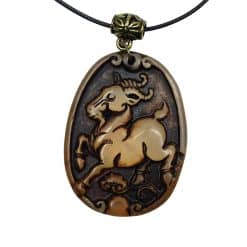 Amuleta medalion cu zodia oaiecapra