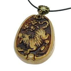 Amuleta medalion cu zodia tigru