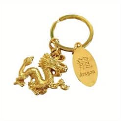 Amuleta cu dragon auriu